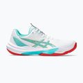 Női ASICS Sky Elite FF 3 röplabdacipő fehér/tengerzöld 8