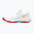 Női ASICS Sky Elite FF 3 röplabdacipő fehér/tengerzöld 9