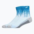 Zokni ASICS Performance Run Quarter Aegean Blue/Arctic Blue 2