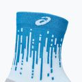Zokni ASICS Performance Run Quarter Aegean Blue/Arctic Blue 3