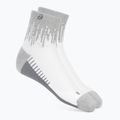 Zokni ASICS Performance Run Quarter brilliant white/silver reflective