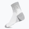 Zokni ASICS Performance Run Quarter brilliant white/silver reflective 2