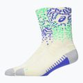 Zoknik ASICS Performance Run Crew ivory/cobalt burst/vital green 2