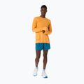 Férfi hosszú ujjú futópóló ASICS Road Seamless LS golden yellow 2
