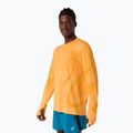 Férfi hosszú ujjú futópóló ASICS Road Seamless LS golden yellow 4