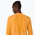Férfi hosszú ujjú futópóló ASICS Road Seamless LS golden yellow 6