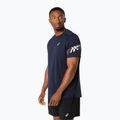 Férfi futópóló ASICS Icon SS midnight/cream 4