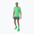 Férfi futóshort ASICS Road 5IN clay grey/steel grey/illuminate green 2