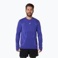 Férfi hosszú ujjú futópóló ASICS Road Seamless LS cobalt burst/eggplant