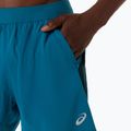 Férfi futó rövidnadrág ASICS Road 2N1 5IN tranquil teal/dark teal/yamabuki 6