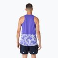 Férfi futótrikó ASICS Fujitrail Singlet cobalt burst/cream 3