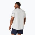 Férfi futópóló ASICS Icon SS cloud grey/midnight 3