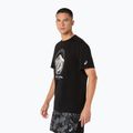 Férfi futó póló Asics Fujitrail Logo Ss Top Performance Black/Cream/Carbon 4