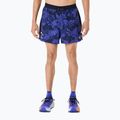 Férfi futó rövidnadrág ASICS Fujitrail All Over Print 5IN midnight/cobalt burst/cream