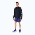 Férfi futó rövidnadrág ASICS Fujitrail All Over Print 5IN midnight/cobalt burst/cream 2