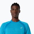 Férfi futópóló ASICS Road Aegean Blue 5