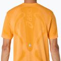 Férfi hosszú ujjú futópóló ASICS Road Seamless LS golden yellow 6
