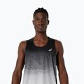 Férfi futótrikó ASICS Road Fade Singlet performance black/cream 4