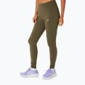 Női futó leggings ASICS Nagino Run Adjustable Tight dark olive 4