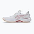 Női röplabdacipő ASICS Netburner Ballistic FF 4 White/Rose Red 9