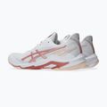 Női röplabdacipő ASICS Netburner Ballistic FF 4 White/Rose Red 11