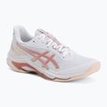 Női röplabdacipő ASICS Netburner Ballistic FF 4 White/Rose Red