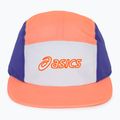 Baseballsapka ASICS Performance Running 5 Panel sun coral/brilliant white 2