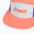 Baseballsapka ASICS Performance Running 5 Panel sun coral/brilliant white 3