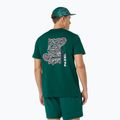 Férfi teniszpóló ASICS Padel Court Graphic jewel green 3