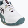 Férfi teniszcipő ASICS Gel-Resolution X Clay white/dark aubergine 7