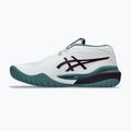 Férfi teniszcipő ASICS Gel-Resolution X white/dark aubergine 2