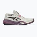 Női teniszcipő ASICS Gel-Resolution X Clay soft oat/dark aubergine