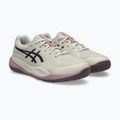 Gyerek teniszcipő ASICS Gel-Resolution X GS soft oat/dark aubergine