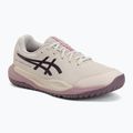 Gyerek teniszcipő ASICS Gel-Resolution X GS soft oat/dark aubergine