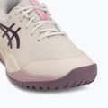 Gyerek teniszcipő ASICS Gel-Resolution X GS soft oat/dark aubergine 7
