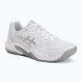 Női padelcipő ASICS Gel-Dedicate 9 Padel W white/pure silver