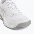 Női padelcipő ASICS Gel-Dedicate 9 Padel W white/pure silver 7