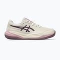 Gyerek teniszcipő ASICS Gel-Resolution X GS Clay soft oat/dark aubergine 2