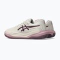 Gyerek teniszcipő ASICS Gel-Resolution X GS Clay soft oat/dark aubergine 3