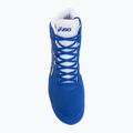 Birkózócipő ASICS Snapdown 4 neon blue/white 5