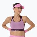 Sportmelltartó ASICS Game Compression Bra Dark Aubergine/Bubblegum