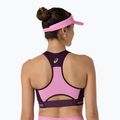 Sportmelltartó ASICS Game Compression Bra Dark Aubergine/Bubblegum 2