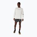 Férfi futó hosszú ujjú póló Asics Fujitrail Logo Ls Top Cream 2