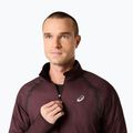 Férfi futókabát ASICS Road Winter Jacket dark currant 5