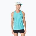 Férfi futópóló ASICS Metarun Singlet energy aqua