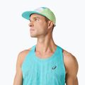 Férfi futópóló ASICS Metarun Singlet energy aqua 5