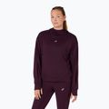 Női futópulóver ASICS Nagino Run Winter Hoodie dark aubergine