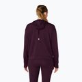 Női futópulóver ASICS Nagino Run Winter Hoodie dark aubergine 3