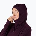 Női futópulóver ASICS Nagino Run Winter Hoodie dark aubergine 6