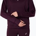 Női futópulóver ASICS Nagino Run Winter Hoodie dark aubergine 9